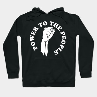 Power to the people, Black history, black lives matter Hoodie